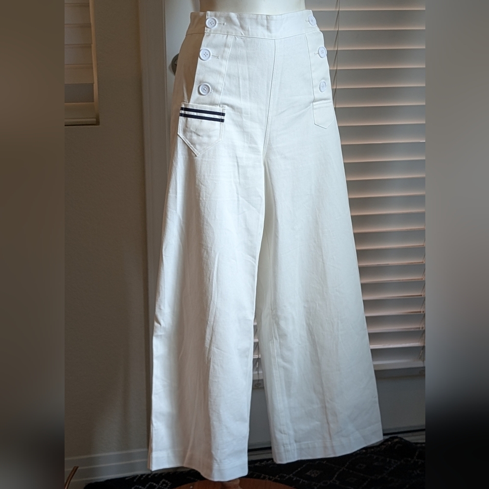 1940s Style Sailor Pants